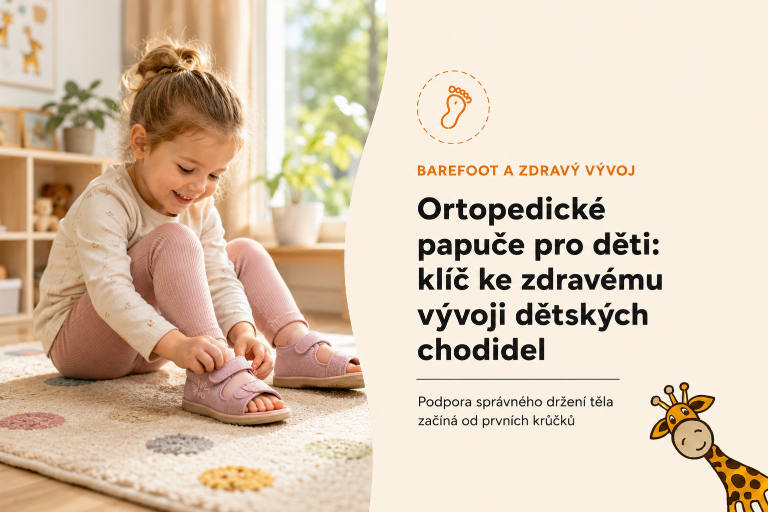 ortopedické papuče prevence a podpora
